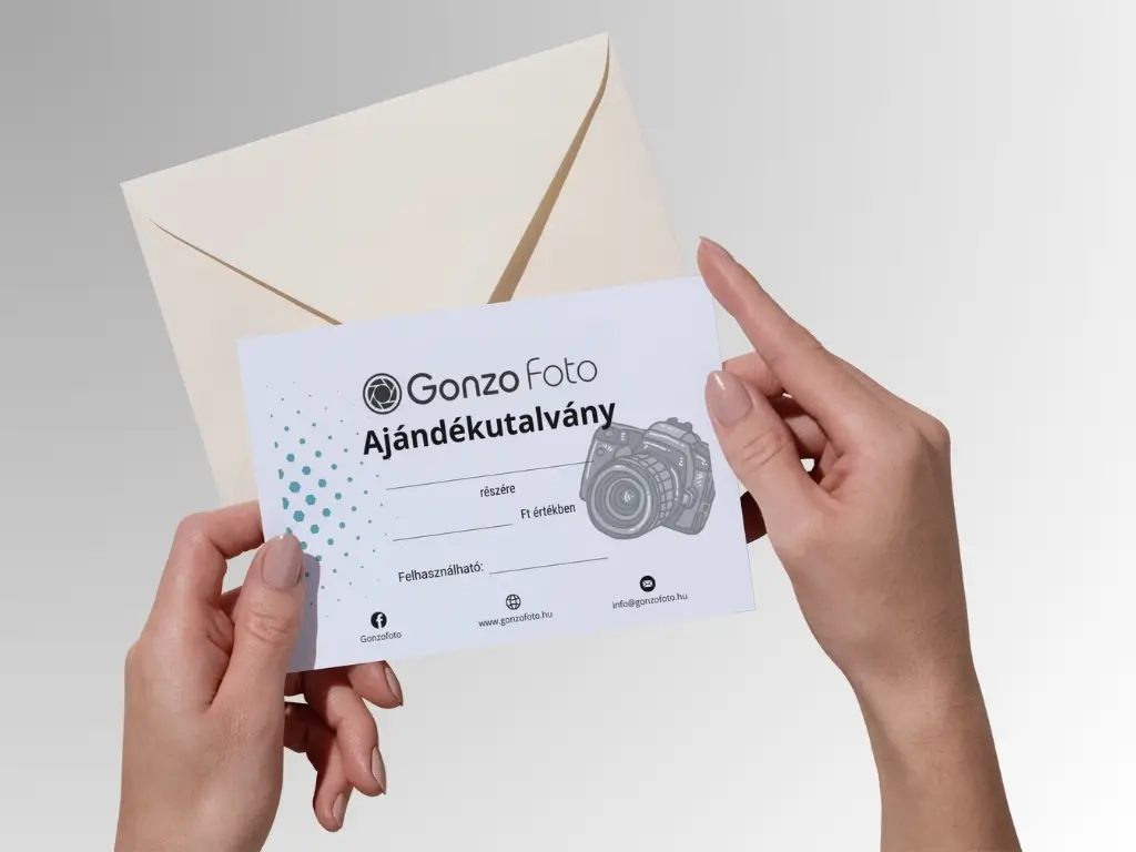 Igényelj ajándékutalványt a Gonzofotótól!